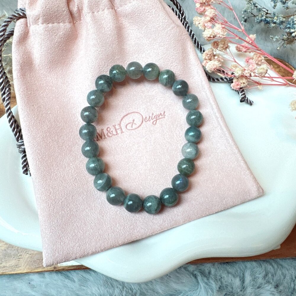 8mm Labradorite Stretch Bracelet